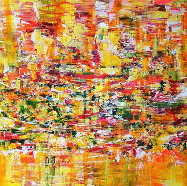 Original Abstract Expressionism Abstract Painting by Marianne Pasmans