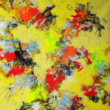 Original Abstract Painting by Marianne Pasmans