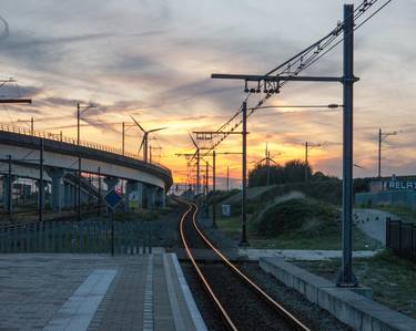 Rails and sunset, edition of 10 thumb