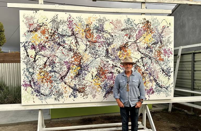 Original Abstract Painting by Stephen Rowe
