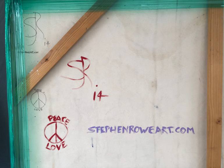 Original Abstract Expressionism Abstract Painting by Stephen Rowe