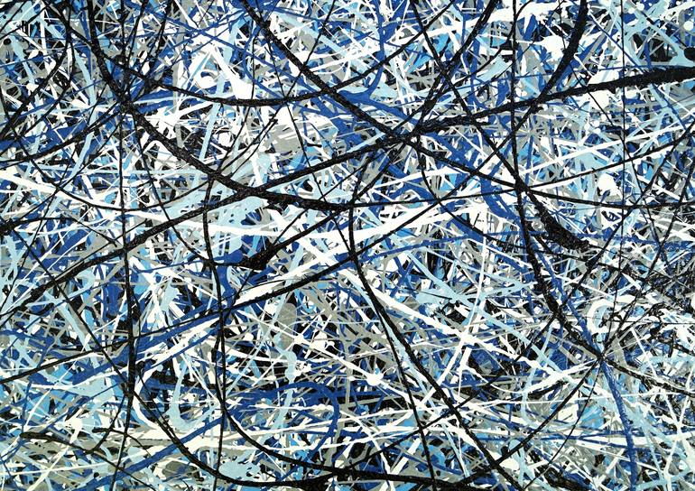 Original Abstract Expressionism Abstract Painting by Stephen Rowe