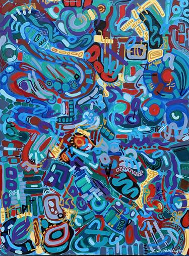 Original Abstract Expressionism Abstract Paintings by Lisa Whittington