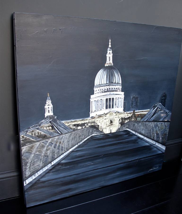Original Architecture Painting by Isabelle Peterson-Reid