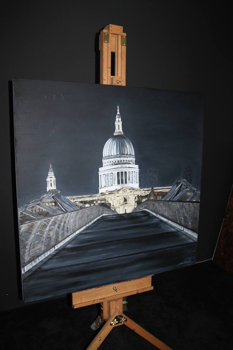 Original Architecture Painting by Isabelle Peterson-Reid