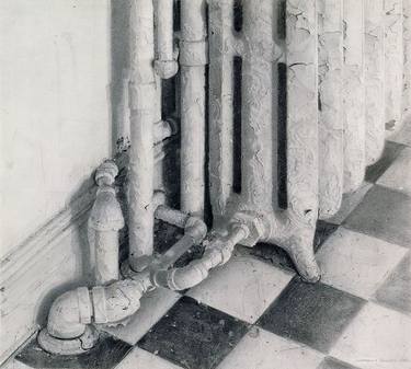 Print of Realism Interiors Drawings by Christopher Gallego