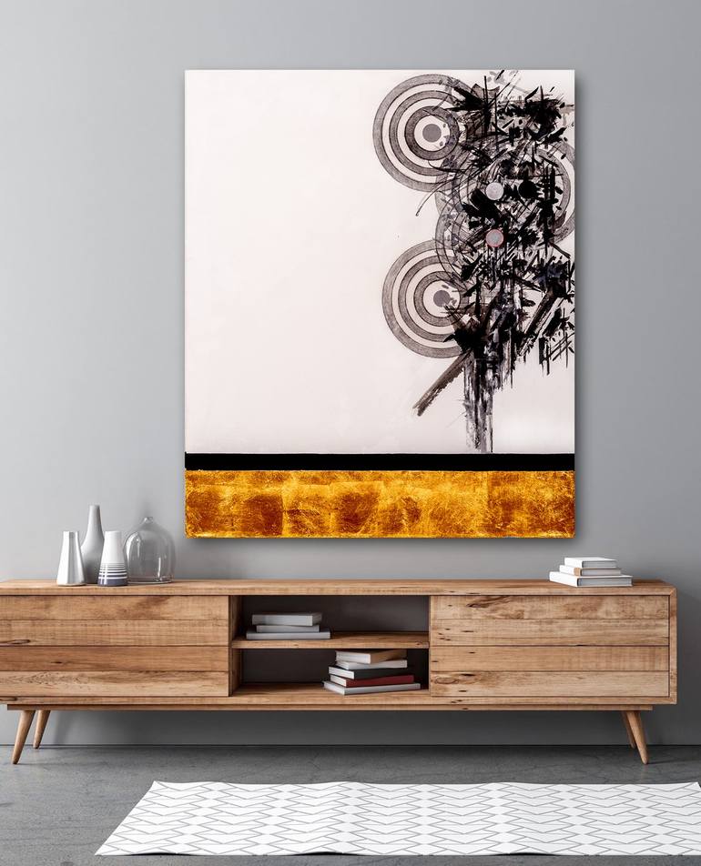 Original Abstract Painting by René Serrano 