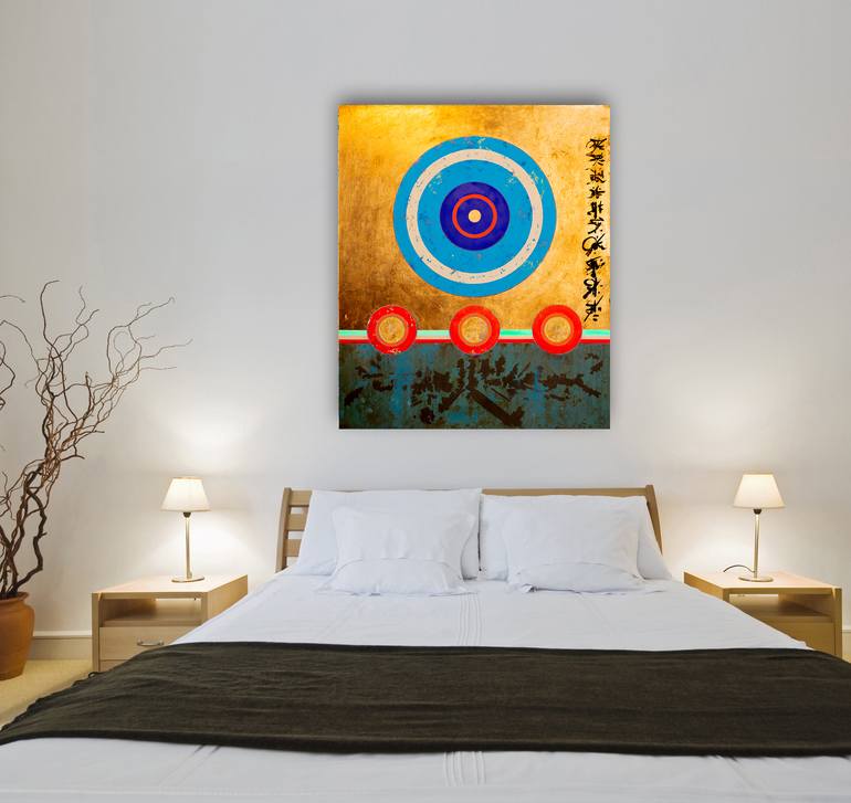 Original Abstract Expressionism Abstract Painting by René Serrano 