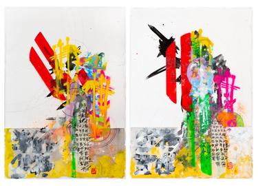 Original Abstract Paintings by René Serrano