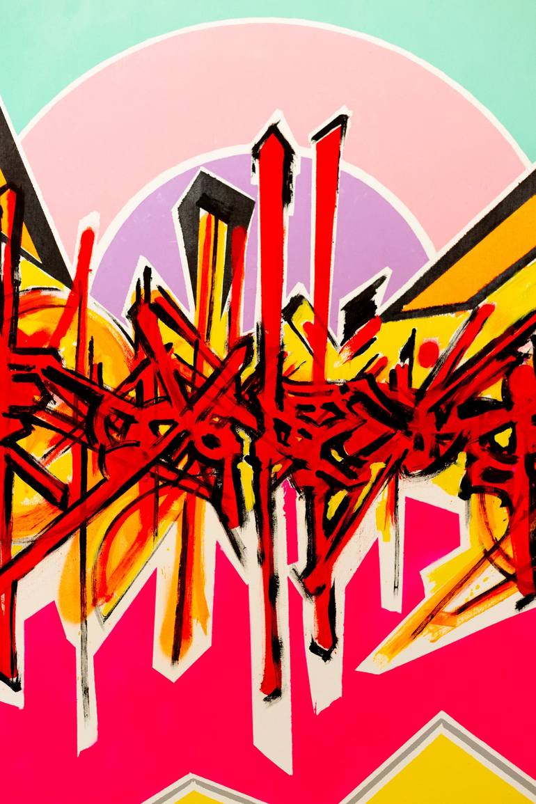 Original Graffiti Painting by René Serrano 