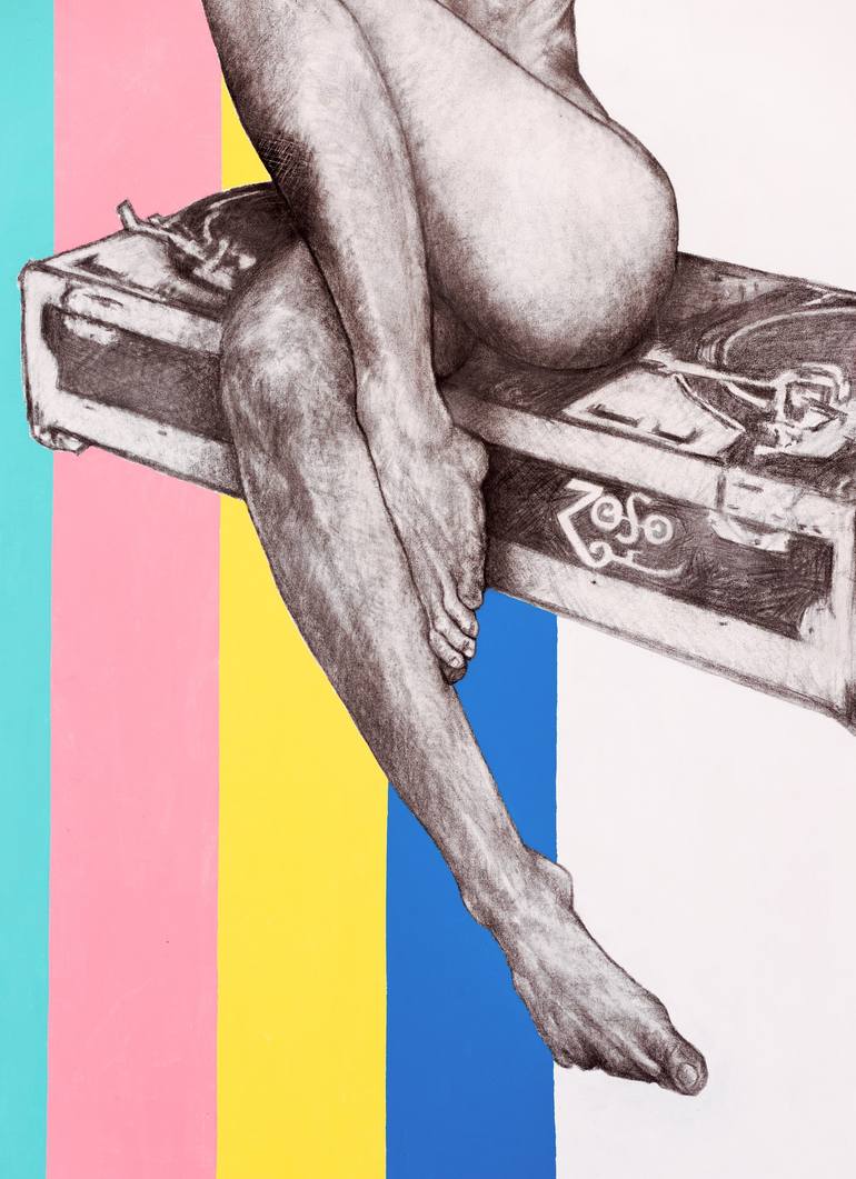 Original Nude Painting by René Serrano 