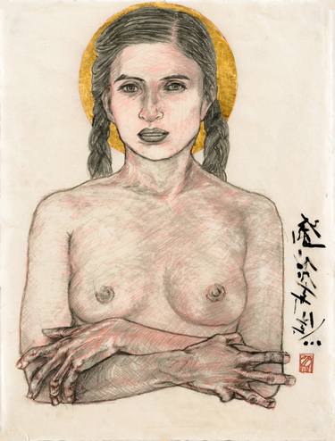 Print of Art Deco Nude Drawings by René Serrano