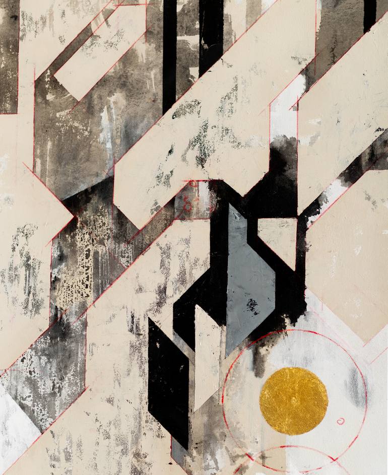 Original Abstract Expressionism Abstract Painting by René Serrano 