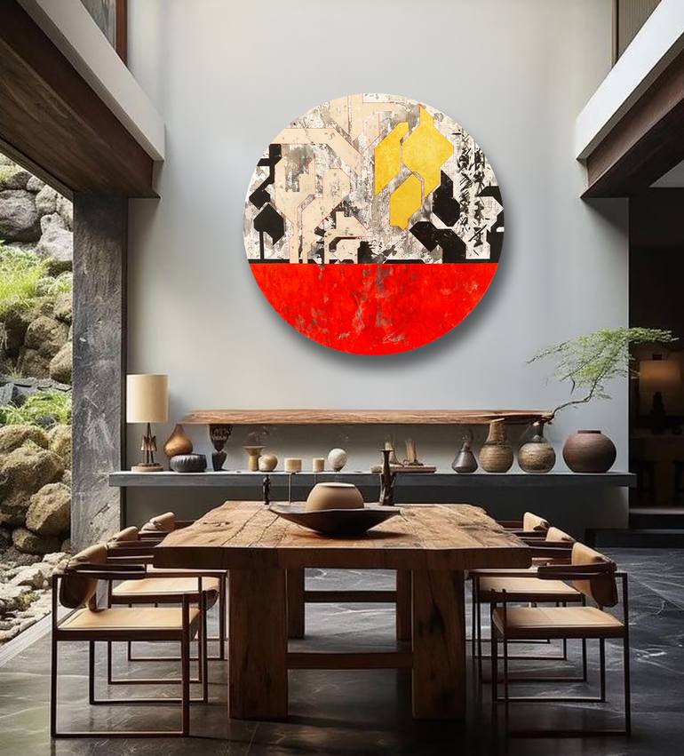 Original Abstract Expressionism Abstract Painting by René Serrano 