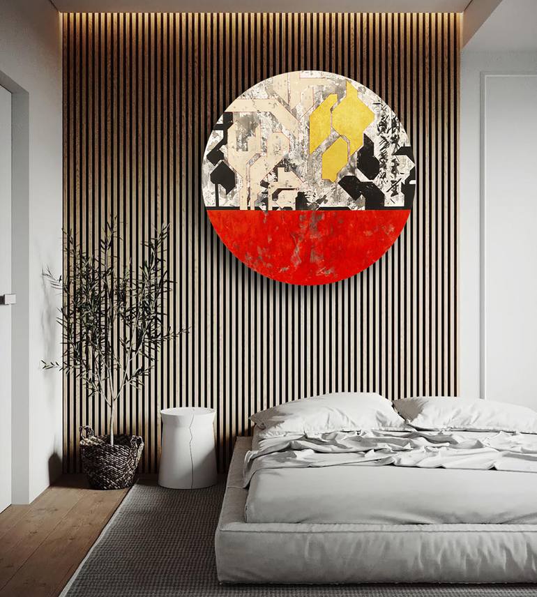 Original Abstract Expressionism Abstract Painting by René Serrano 