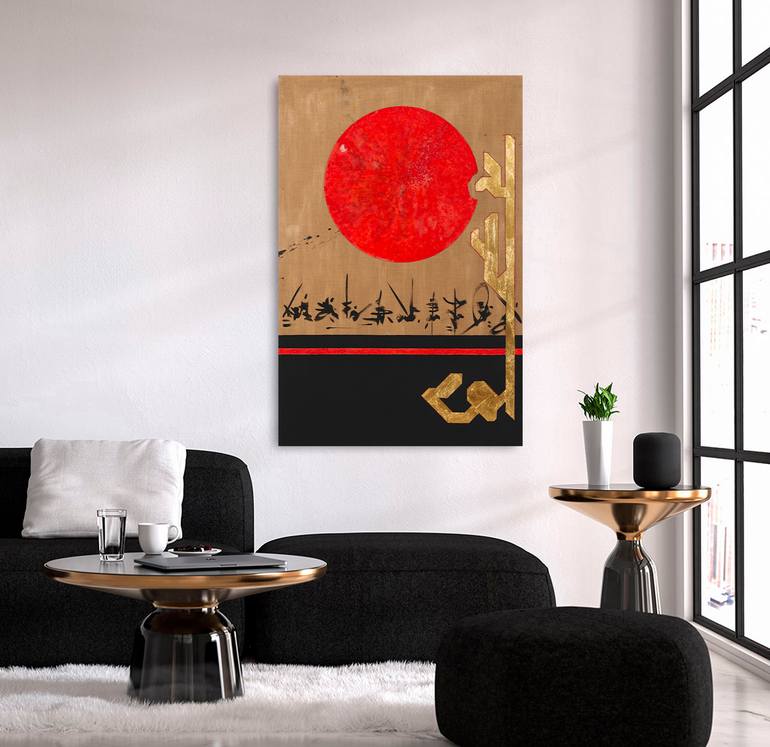 Original Abstract Expressionism Abstract Painting by René Serrano 