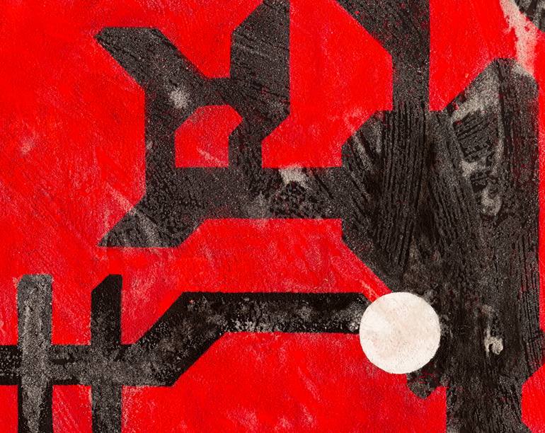 Original Abstract Expressionism Abstract Painting by René Serrano 