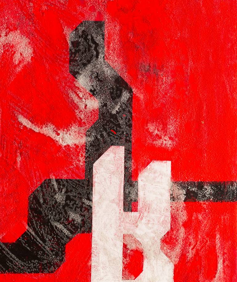 Original Abstract Expressionism Abstract Painting by René Serrano 