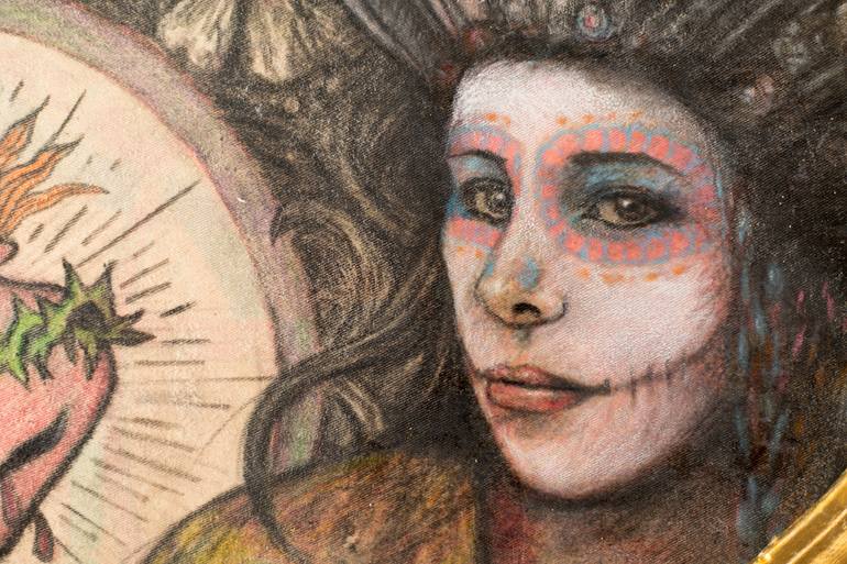 Original Surrealism Women Drawing by René Serrano 