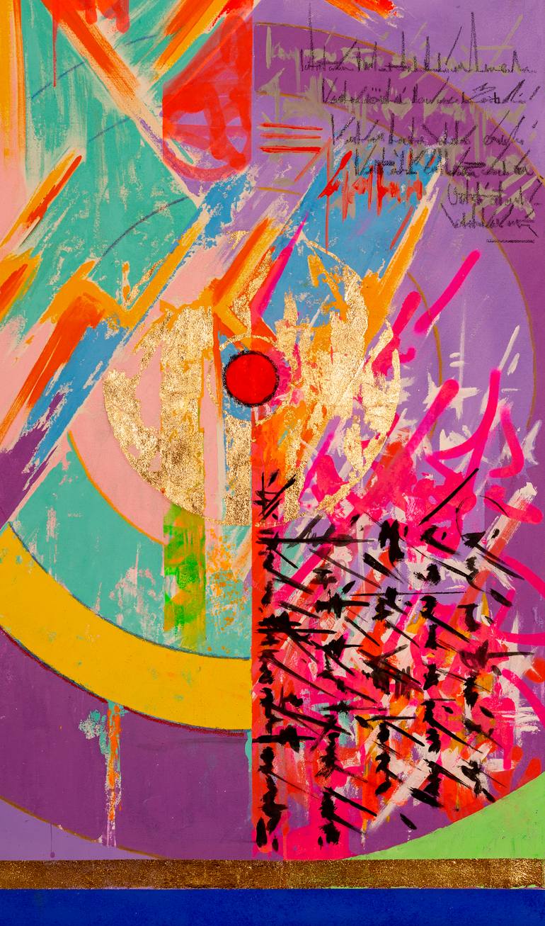 Original Abstract Painting by René Serrano 