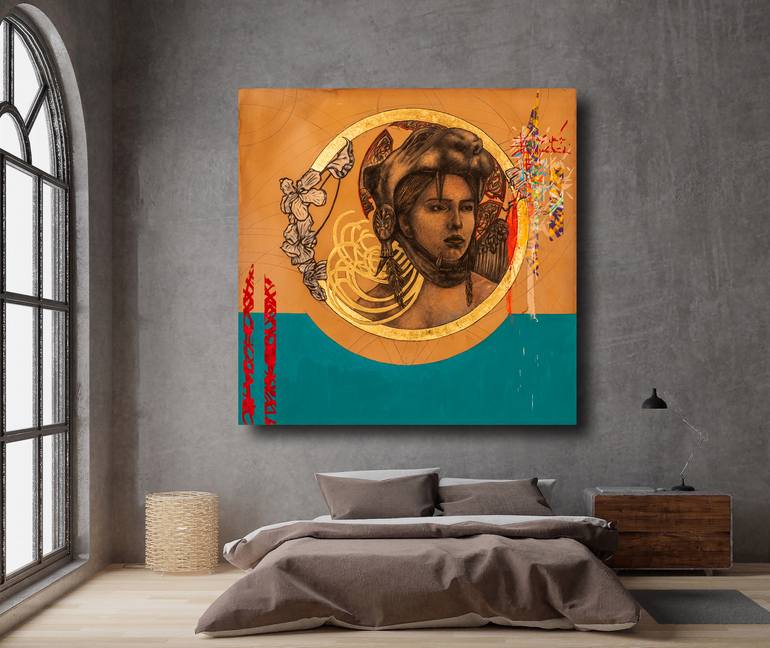 Original Street Art People Painting by René Serrano 