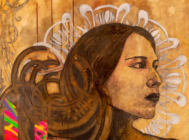 Original Street Art People Painting by René Serrano 