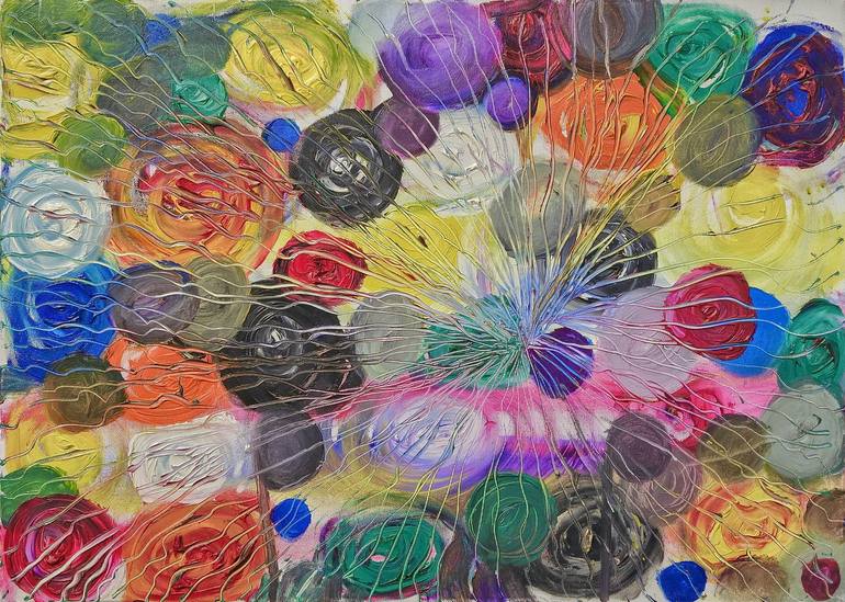 Original Religion Painting by Isovni Contemporary Visions | Abstract Art on Canvas | Preparation for the Assumption, metafragma tdeg