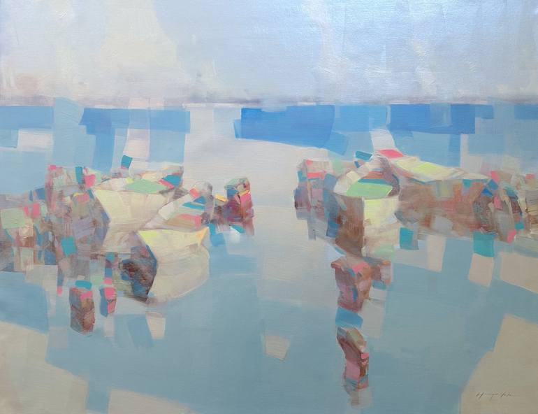 Print of Fine Art Seascape Paintings by Vahe Yeremyan