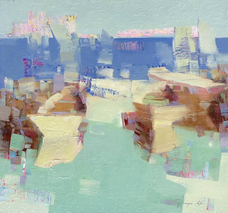 Print of Fine Art Boat Paintings by Vahe Yeremyan
