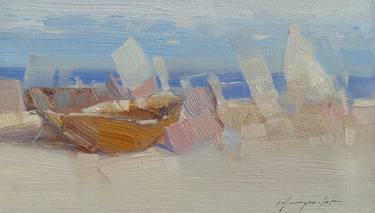 Print of Boat Paintings by Vahe Yeremyan