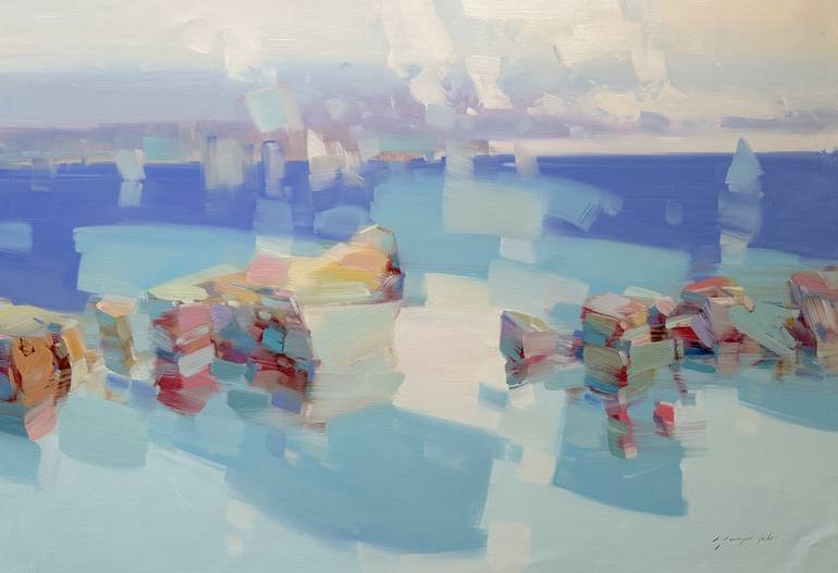 Print of Fine Art Boat Paintings by Vahe Yeremyan