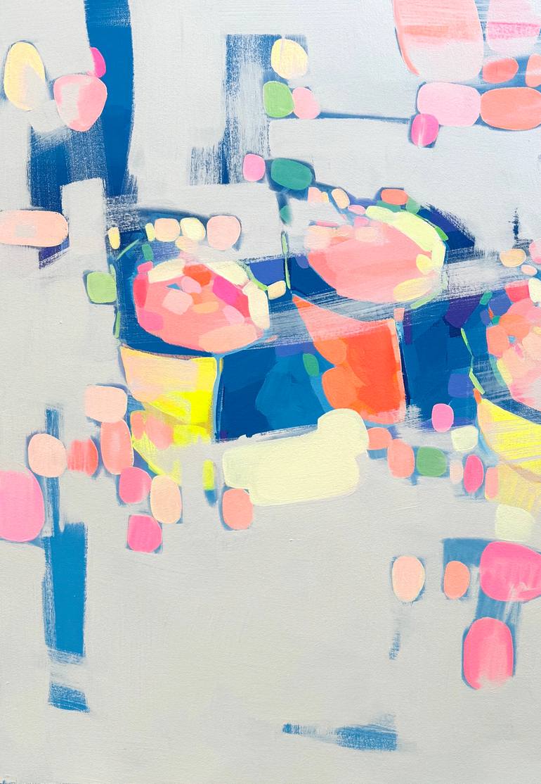Original Abstract Boat Painting by Vahe Yeremyan