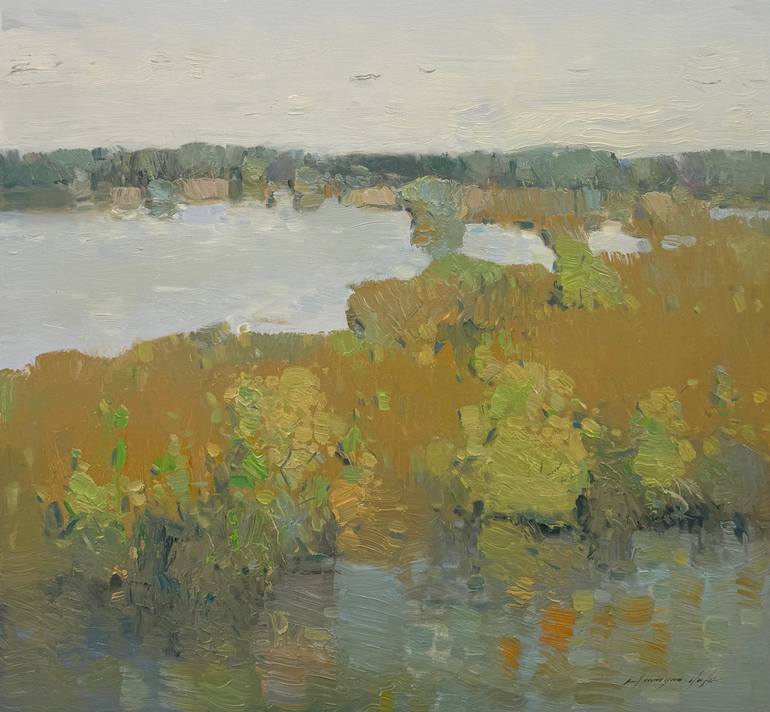 Original Impressionism Landscape Painting by Vahe Yeremyan