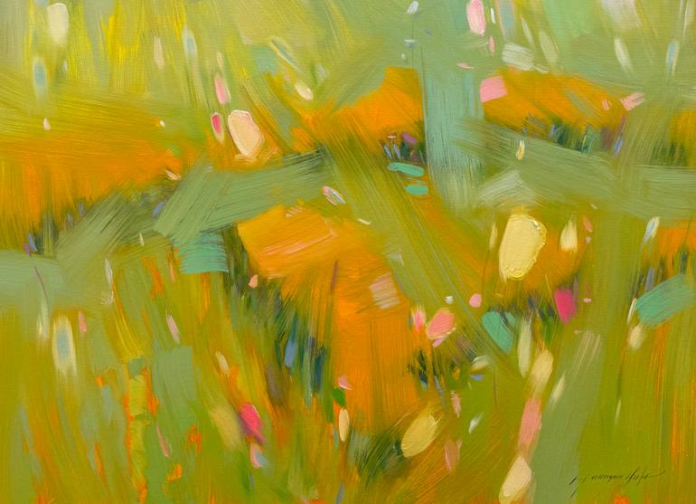 Original Impressionism Landscape Painting by Vahe Yeremyan