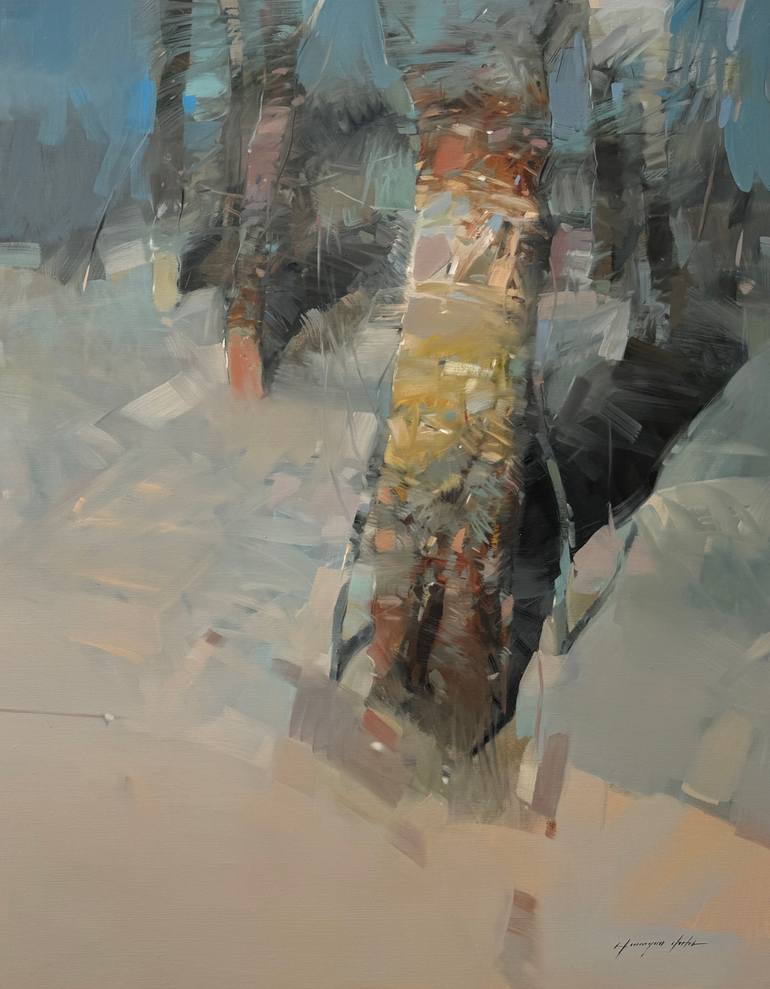 Original Impressionism Landscape Painting by Vahe Yeremyan
