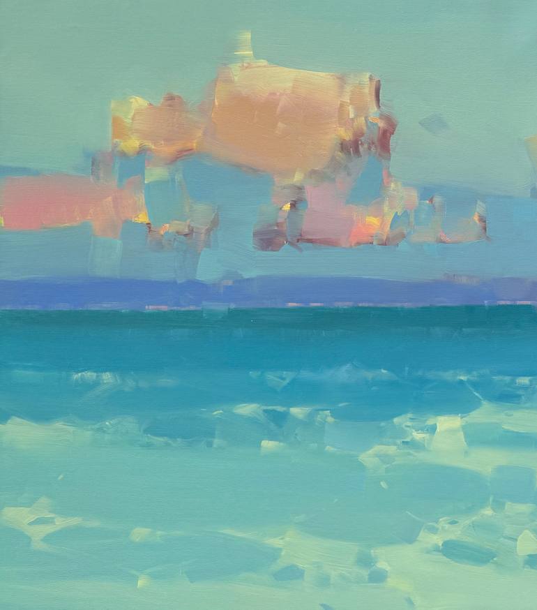 Original Impressionism Seascape Painting by Vahe Yeremyan