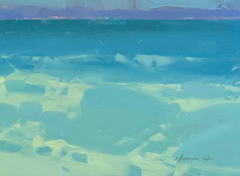 Original Impressionism Seascape Painting by Vahe Yeremyan