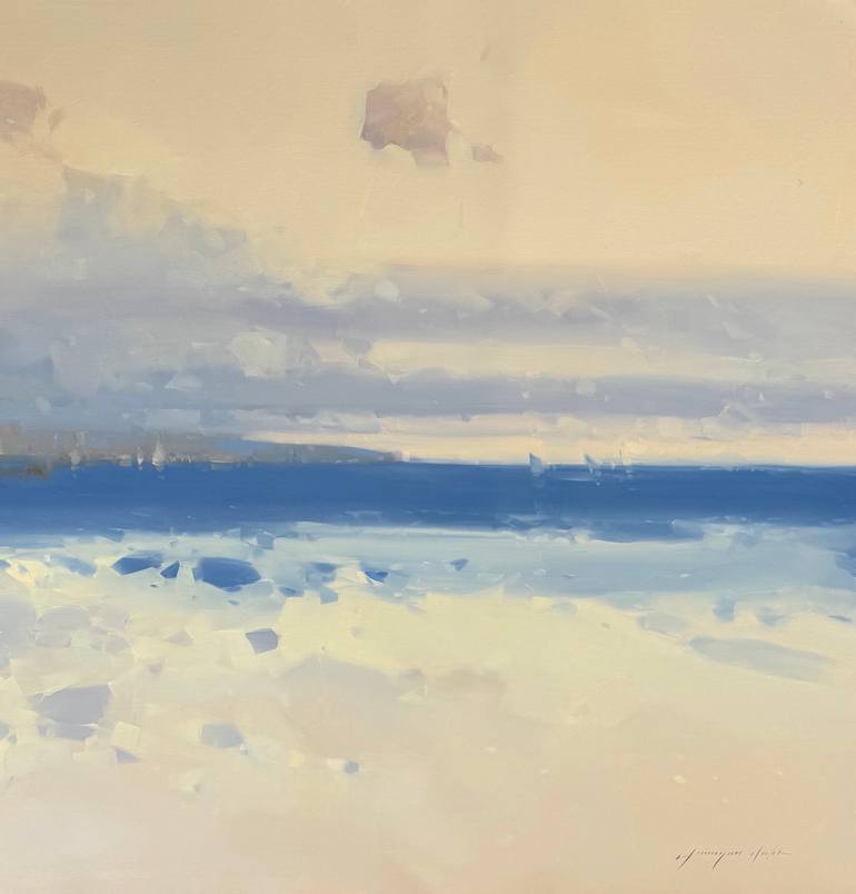Original Impressionism Seascape Painting by Vahe Yeremyan