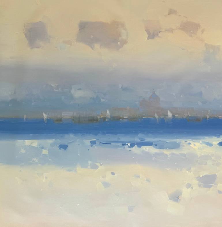 Original Impressionism Seascape Painting by Vahe Yeremyan