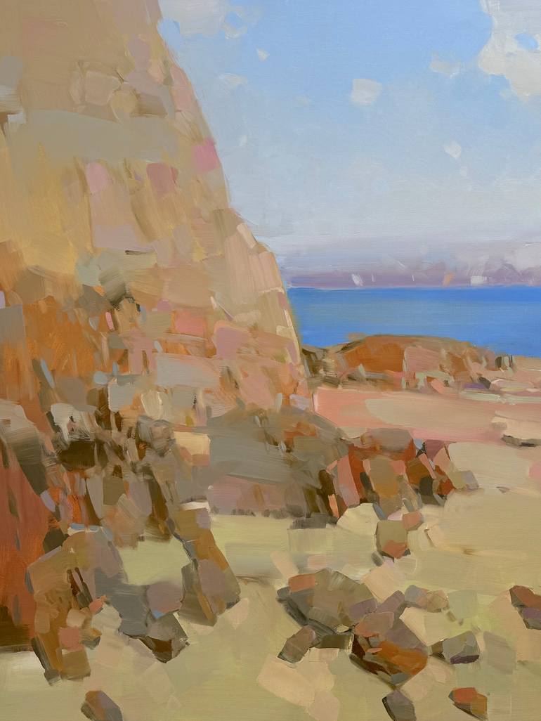 Original Impressionism Seascape Painting by Vahe Yeremyan