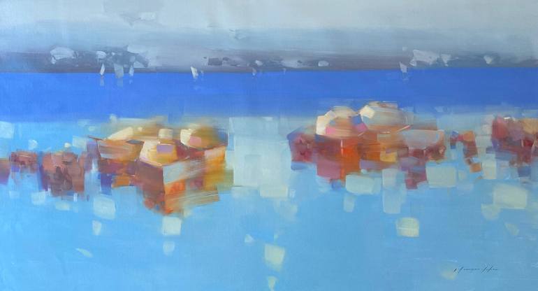 Print of Impressionism Boat Paintings by Vahe Yeremyan