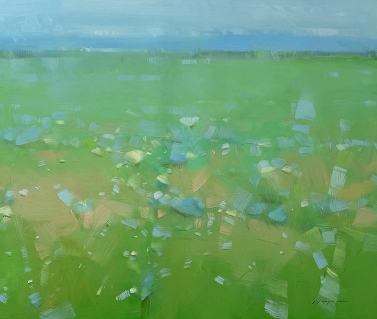 Original Impressionism Landscape Painting by Vahe Yeremyan