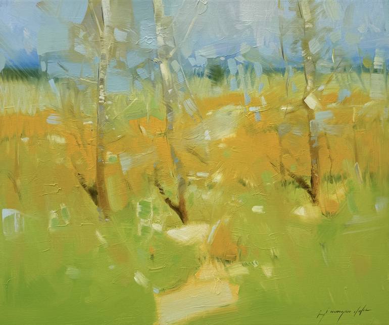 Print of Impressionism Landscape Paintings by Vahe Yeremyan