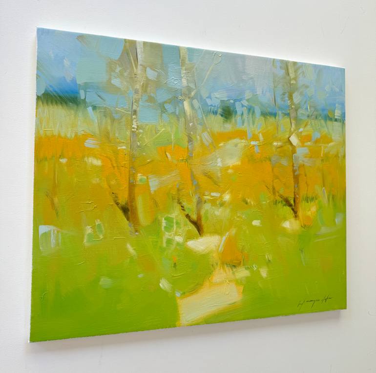 Original Impressionism Landscape Painting by Vahe Yeremyan