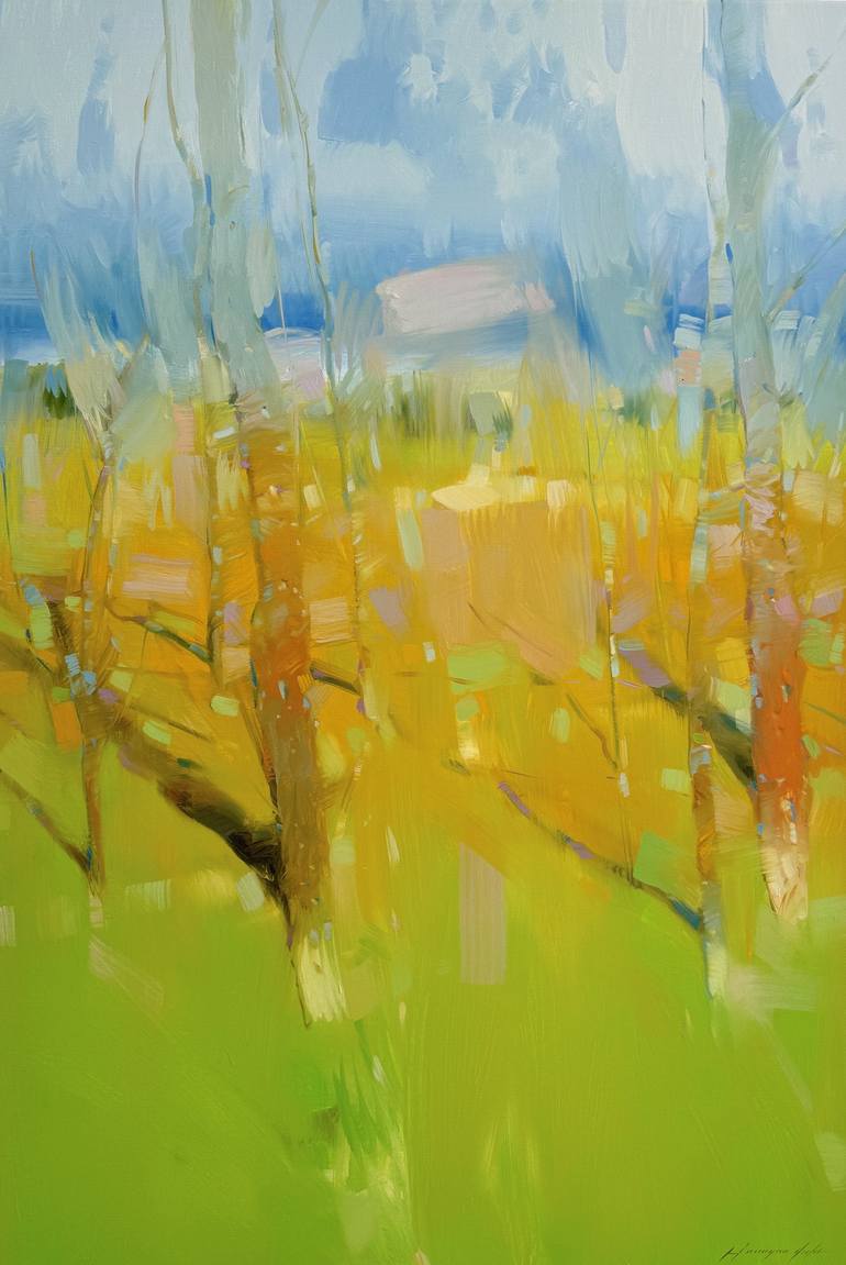 Print of Impressionism Landscape Paintings by Vahe Yeremyan