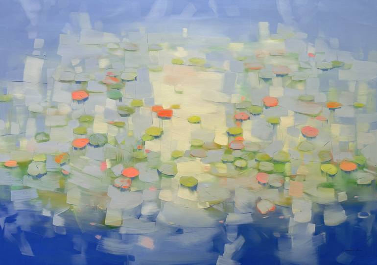 Print of Impressionism Floral Paintings by Vahe Yeremyan