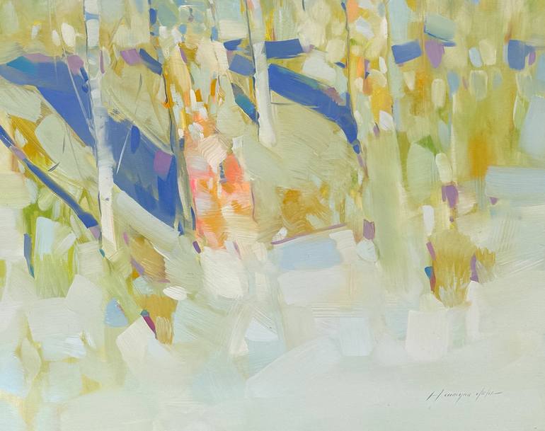 Original Impressionism Landscape Painting by Vahe Yeremyan