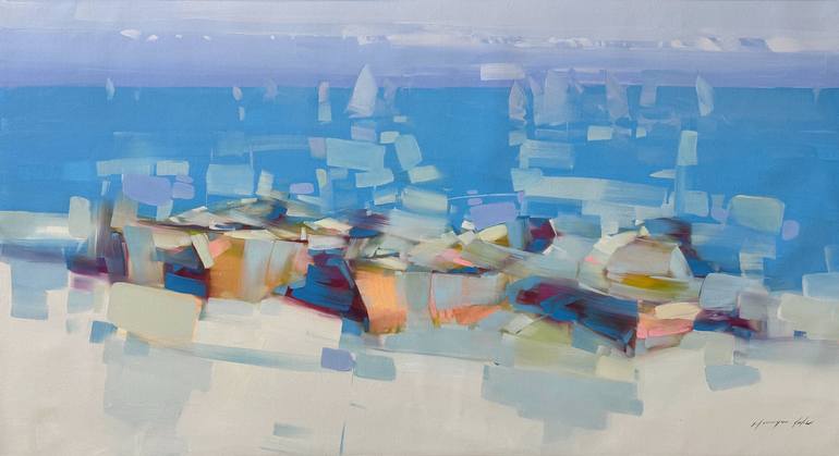 Print of Impressionism Boat Paintings by Vahe Yeremyan