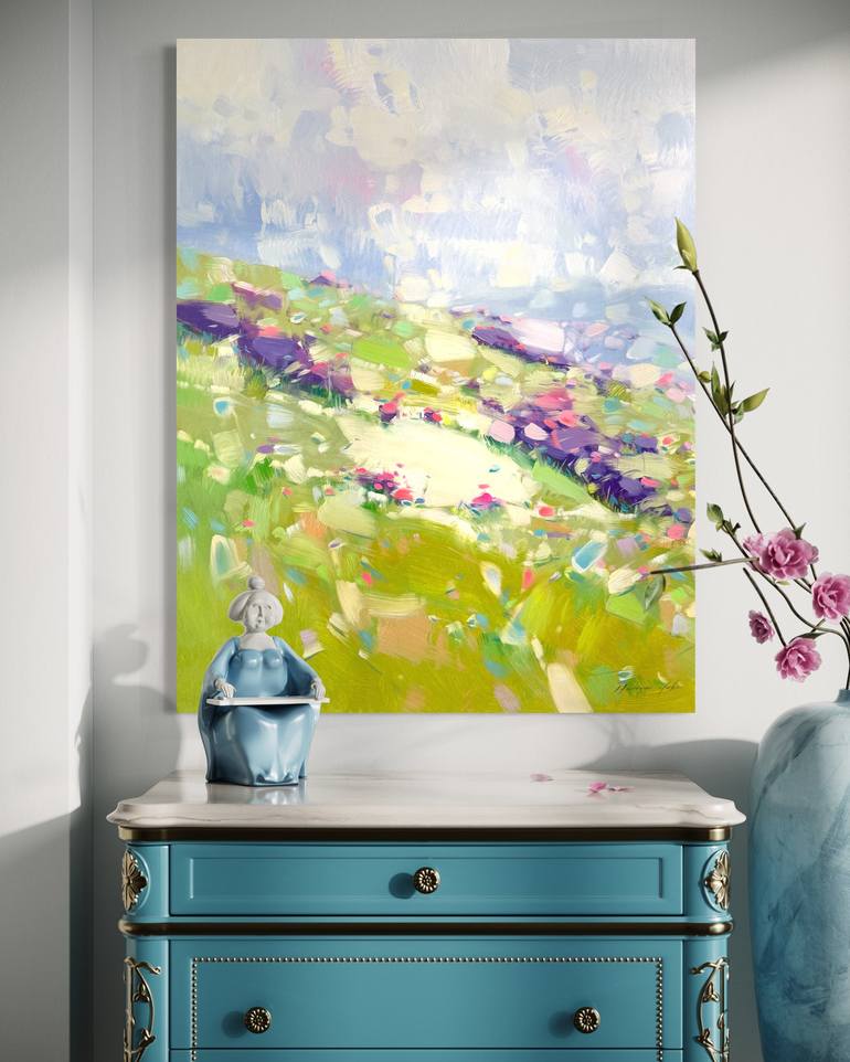 Original Impressionism Landscape Painting by Vahe Yeremyan