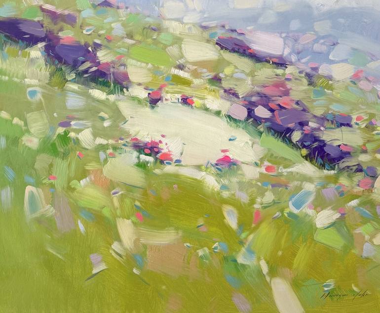 Original Impressionism Landscape Painting by Vahe Yeremyan